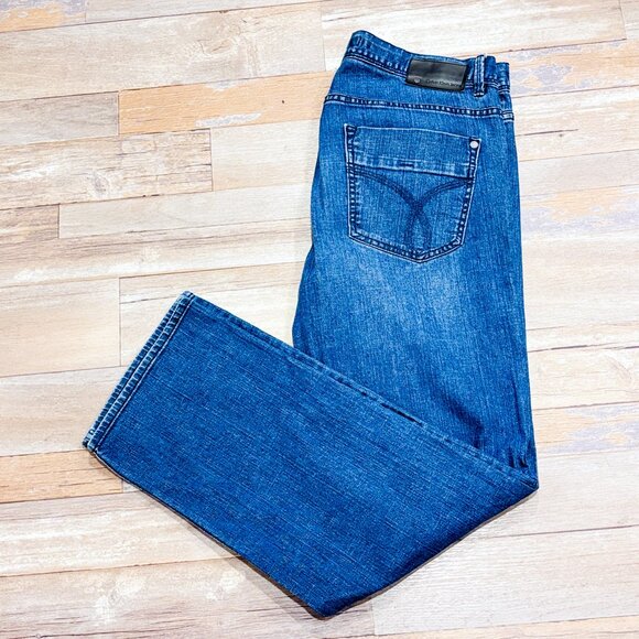 CALVIN KLEIN Light wash blue jeans men | Straight classic fit | Size 36 * - Picture 5 of 10